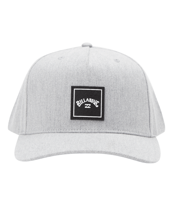 Billabong Stacked Snapback Hat-Grey REAL Watersports Heather —