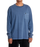 RVCA PTC Crew Neck L/S Tee-Moody Blue