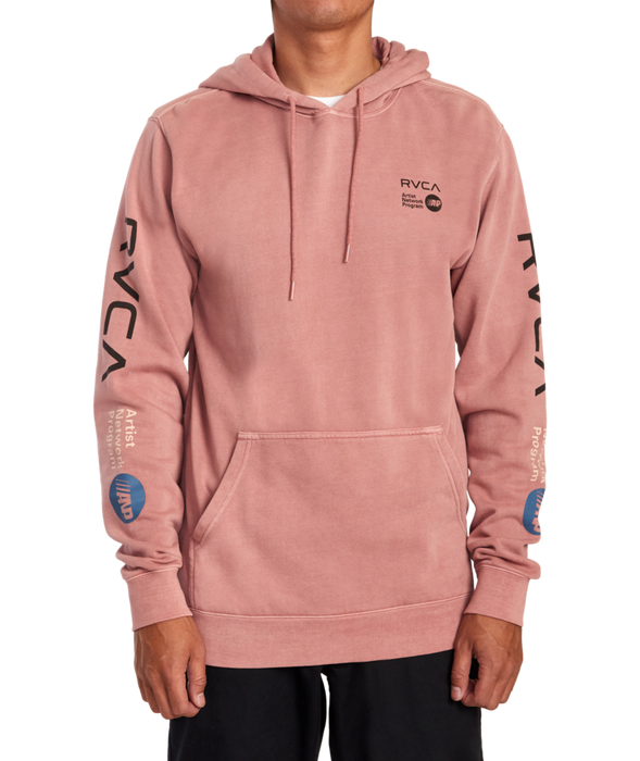 RVCA ANP Pigment Hooded Sweatshirt Chai REAL Watersports