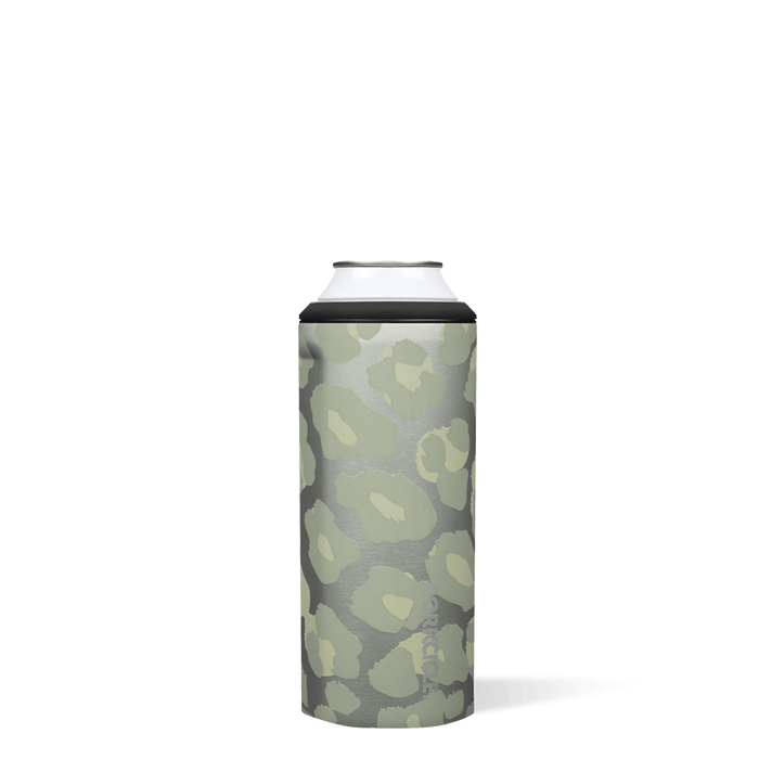 Snow Leopard Slim Can Cooler By Corkcicle