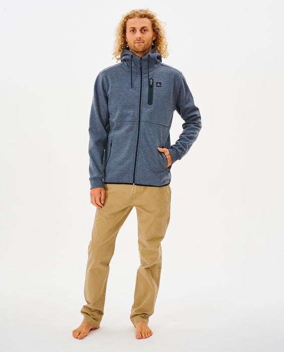 Rip Curl Anti Series Departed Zip Jacket-Navy Marle — REAL