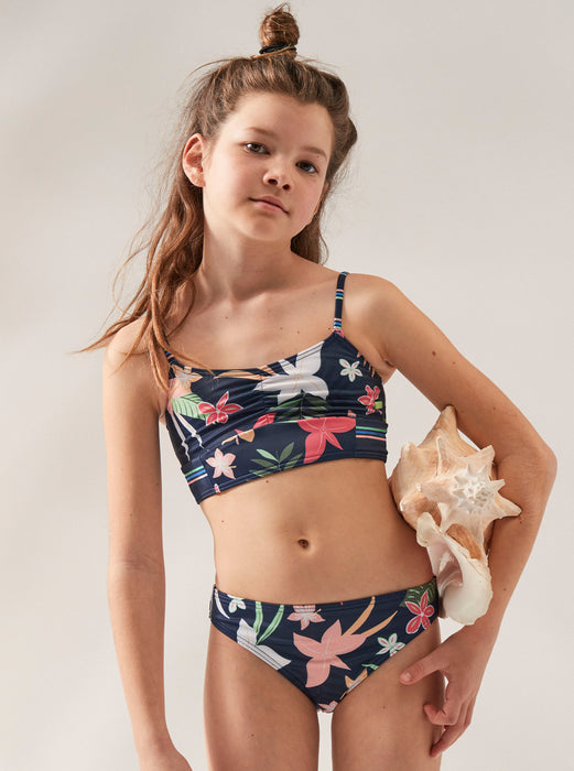 Roxy Funny Bambino Crop Top Bikini-Cyclamen — REAL Watersports