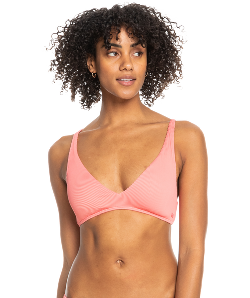 Roxy Women's Rib Love The Oceana V Triangle Bikini Top - PRFO Sports