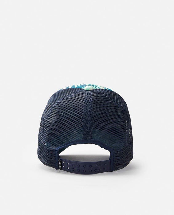 Rip Curl Sun Rays Trucker Hat-Dark Teal