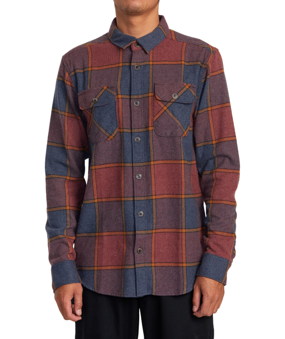 RVCA That'll Work Flannel L/S Shirt-New Moody