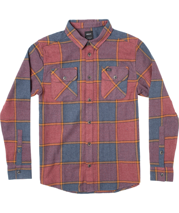 RVCA That'll Work Flannel L/S Shirt-New Moody