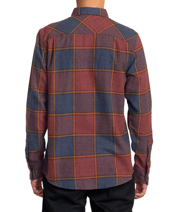 RVCA That'll Work Flannel L/S Shirt-New Moody