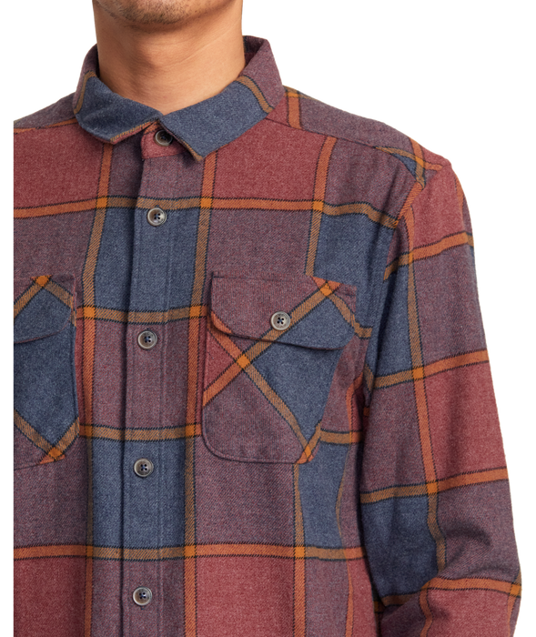 RVCA That'll Work Flannel L/S Shirt-New Moody