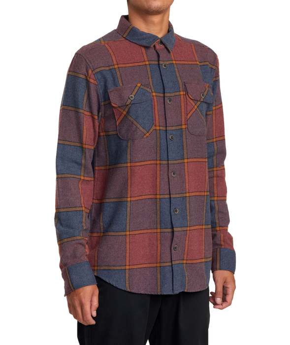 RVCA That'll Work Flannel L/S Shirt-New Moody